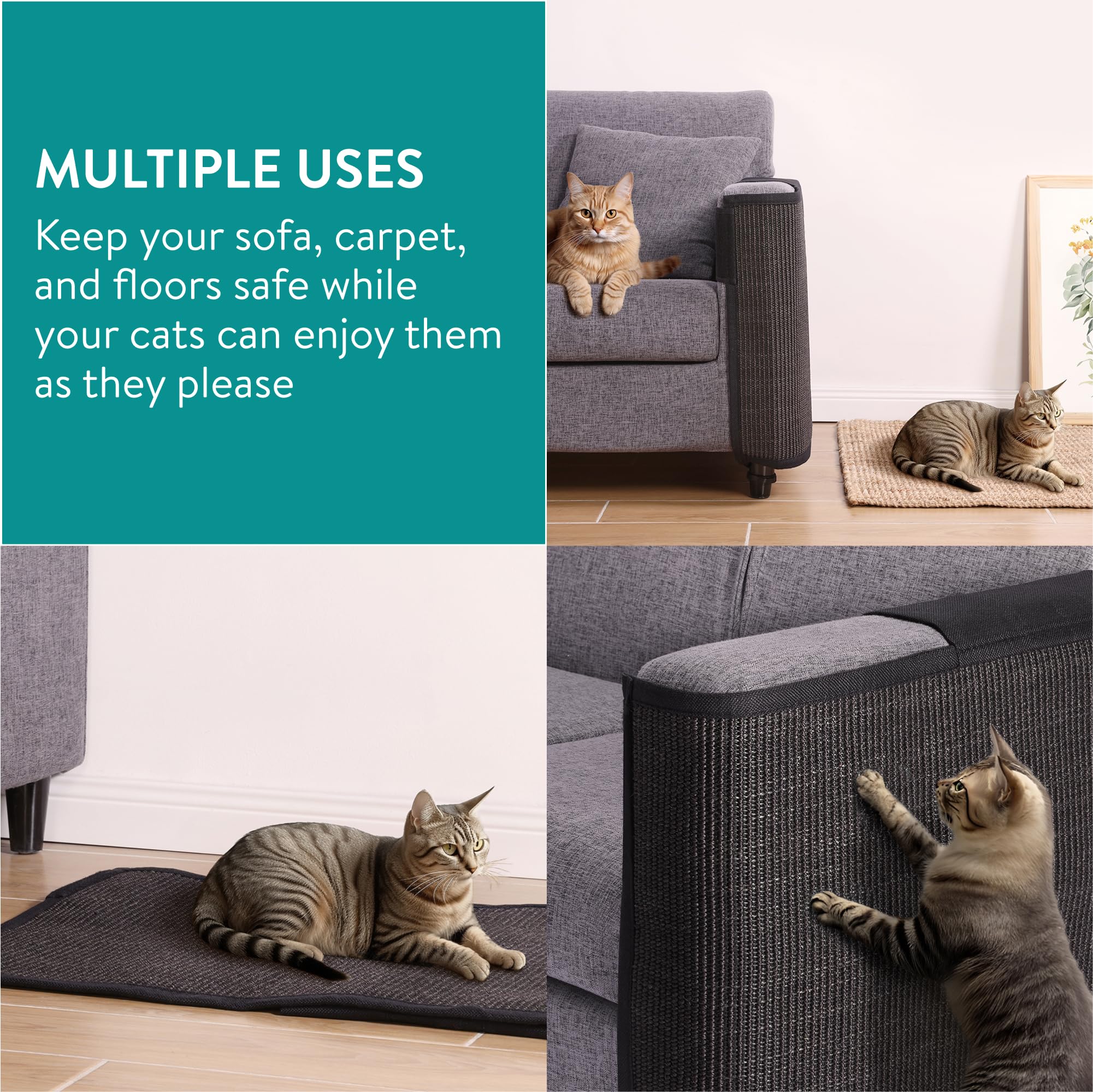 Amazon | Navaris 猫 爪研ぎ防止シート 爪とぎ コーナーカバー